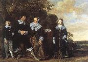 HALS, Frans Family Group in a Landscape Germany oil painting artist
